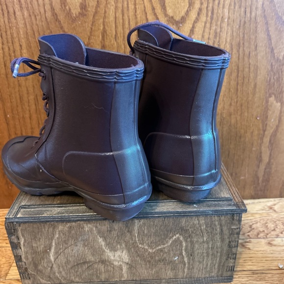 Hunter Lace Up Boots Purple Urchin - Picture 7 of 8